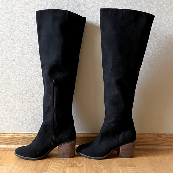 NWT ABOUND Madison Faux Suede Over the Knee Boot - Picture 3 of 12